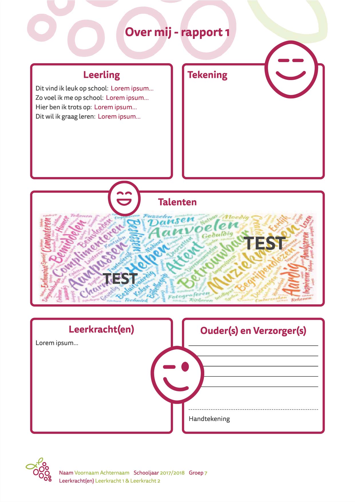 Voorbeelden Van Een Digitaal Schoolrapport